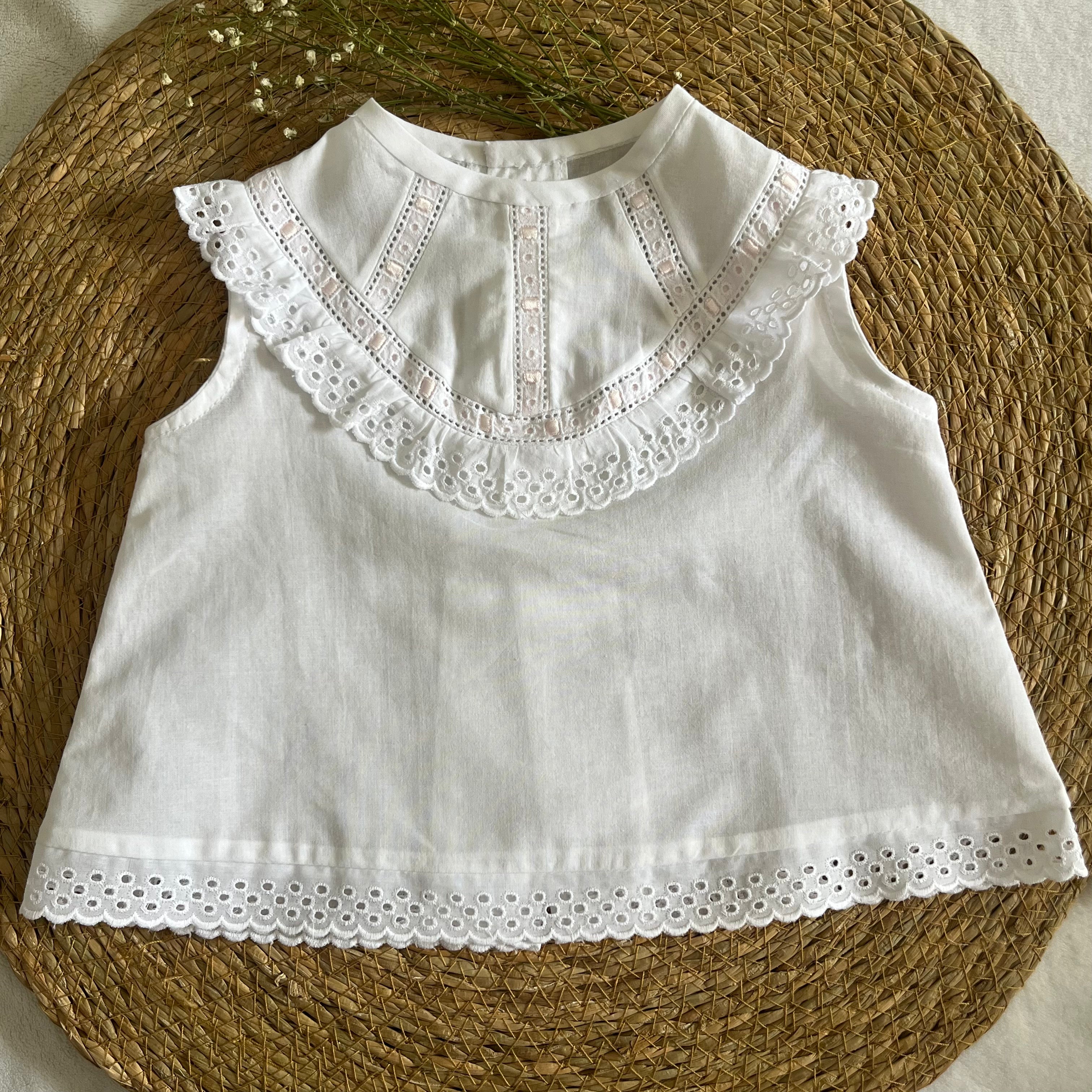 Blusa Luna con cubrepañal